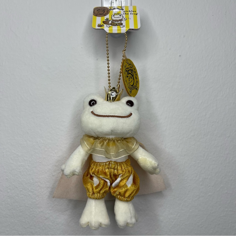 ❌SOLD❌NEW Pickles the Frog 25th Anniversary Limited Edition Plush Keychain